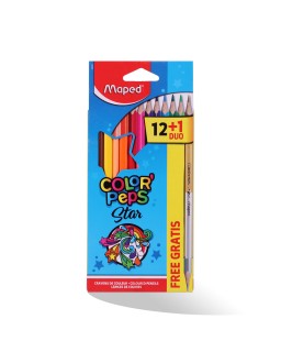 CRAYON COUL 12/18 + 1 DUO MAPED