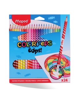 CRAYON COUL 24/18 EFFACABLE...