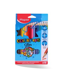 CRAYON COUL 18/18 STAR MAPED