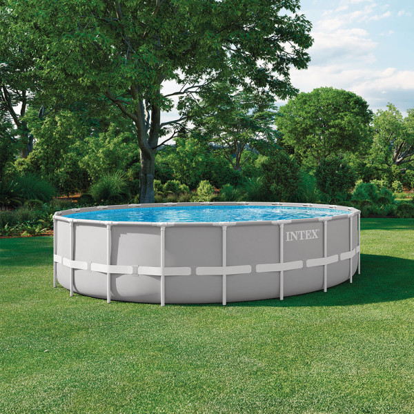 Piscine Tubulaire Ronde 6,10 X 1,32 M - Intex 26756