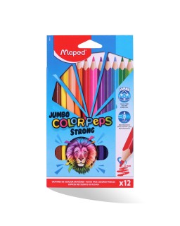 CRAYON COUL 12/18 JUMBO STRONG MAPED