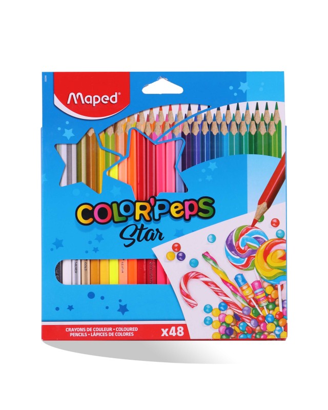 CRAYON COUL 48/18 MAPED