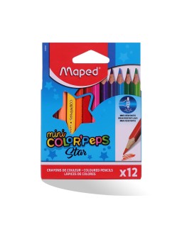 CRAYON COUL 12/9 MINI STAR  MAPED