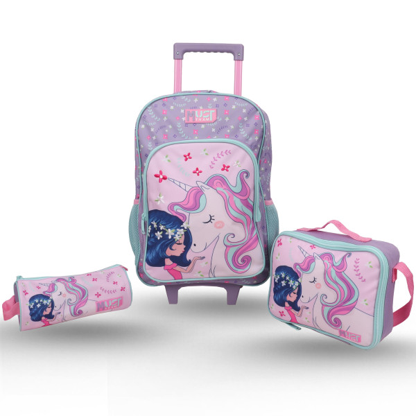 Sac A Dos Trolley 3 Pièces - Must Team - Unicorn