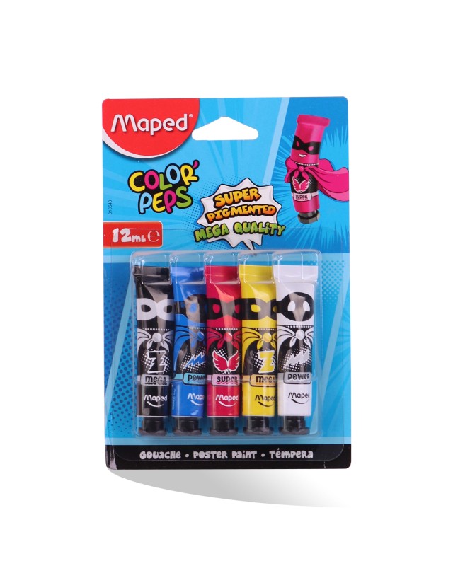 GOUACHE 5 COUL MAPED