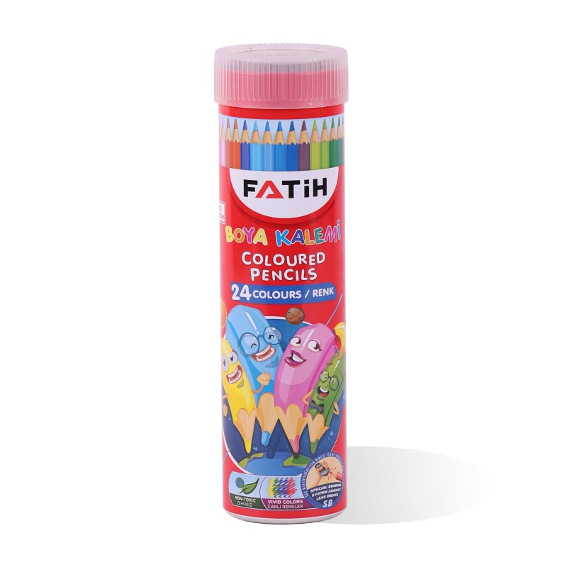 CRAYON COUL 24/18 METAL ROND FATIH