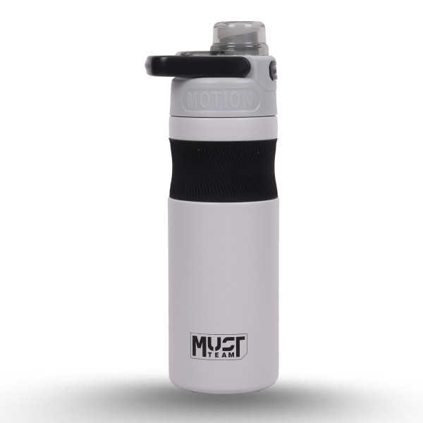 Bouteille d'eau 500ml - Must Team - Stainless Steel - Gris