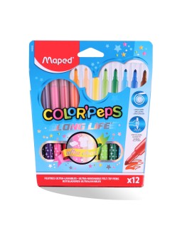 FEUTRE DE 12 LONG LIFE MAPED