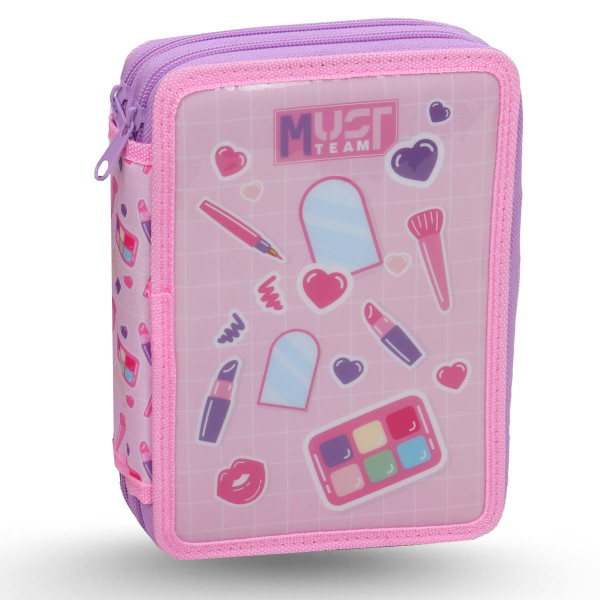 Trousse Plat 2 Poches - Must Team - Cosmetics