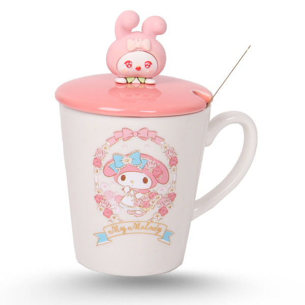 TASSE CERAMIQUE AVEC CUILLERE ET TETE MY MELODY