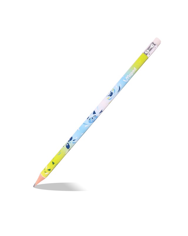 CRAYON NOIR AVEC GOMME CUTE MAPED