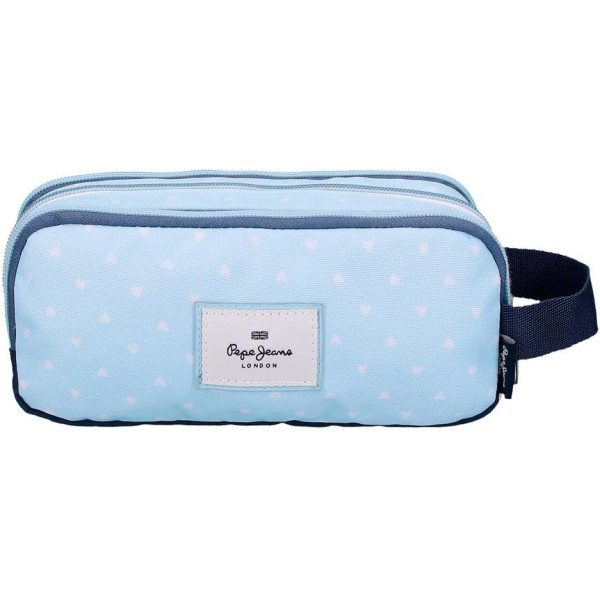 Trousse Pepe Jeans London - Noni Denim - 3 poches zippés