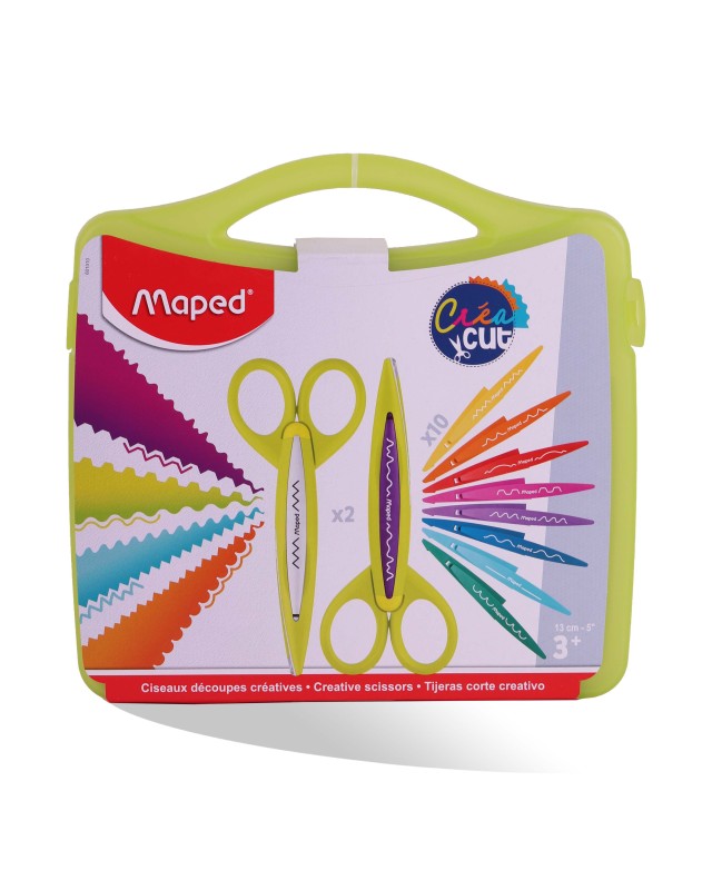 VALISE CISEAU DECOUPE 10 LAMES CREATIVE MAPED