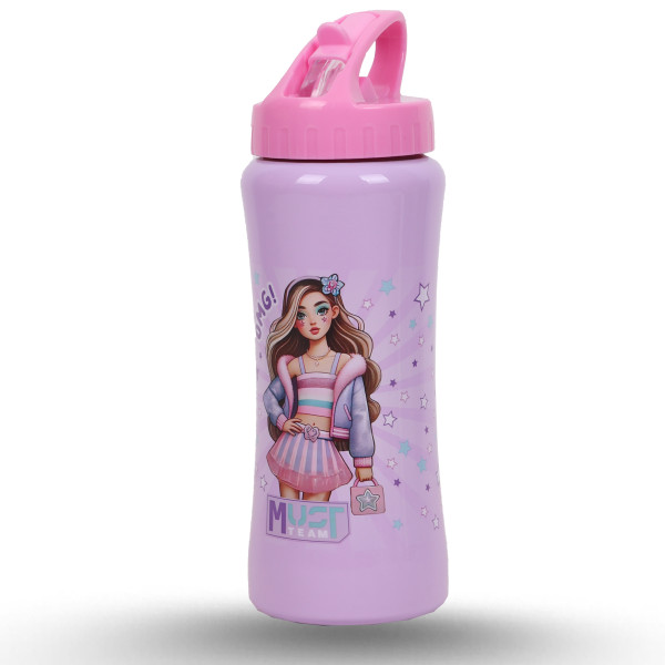 Bouteille d'Eau 500ml En Aluminuim - Must Team - Fashion Girl