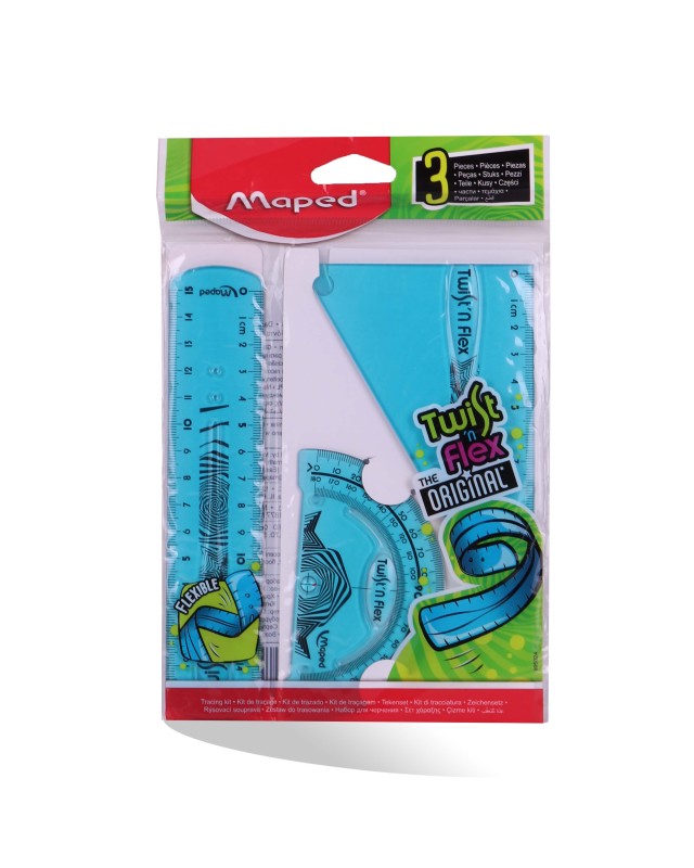 POCH GEO 15CM FLEXIBLE MAPED