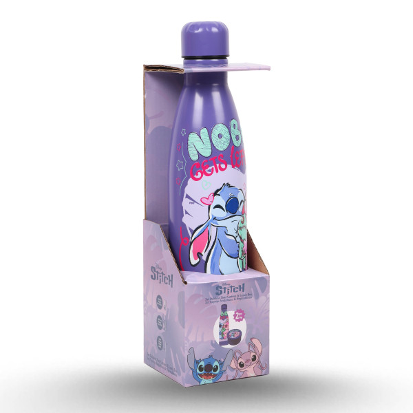 BOUTEILLE EAU 500ML+SNACK BOX MUST TEAM DISNEY STITCH ORIGINAL