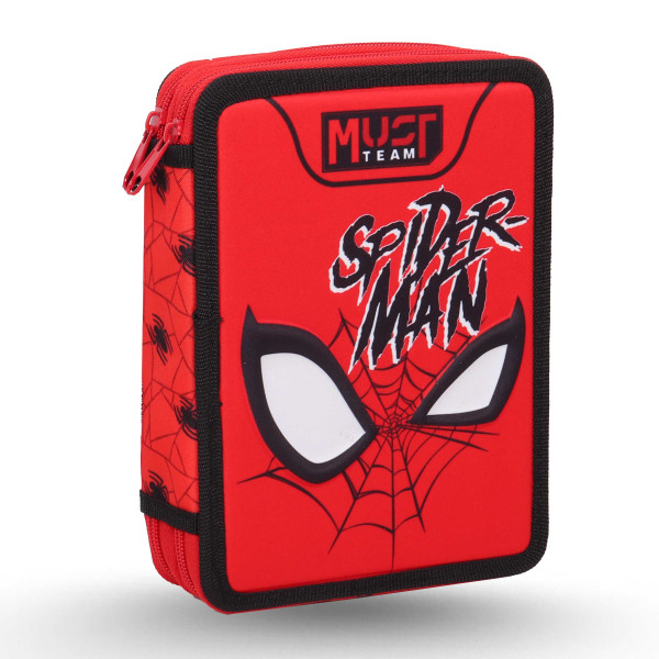 Trousse Plat 2 Compartiments - Must Team Disney - Marvel Spider-Man
