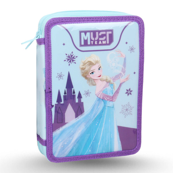 Trousse Plat 2 Compartiments - Must Team Disney - elza