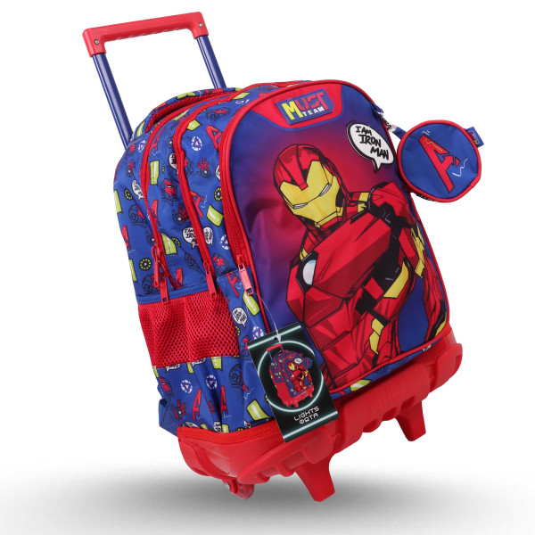 Sac à dos à roulettes – Must Team Disney - Iron Man