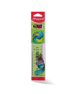 REGLE PLAT 15CM FLEXIBLE ORIGINAL MAPED