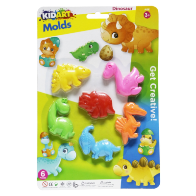 Blister 6 Moules Dino - Kidart