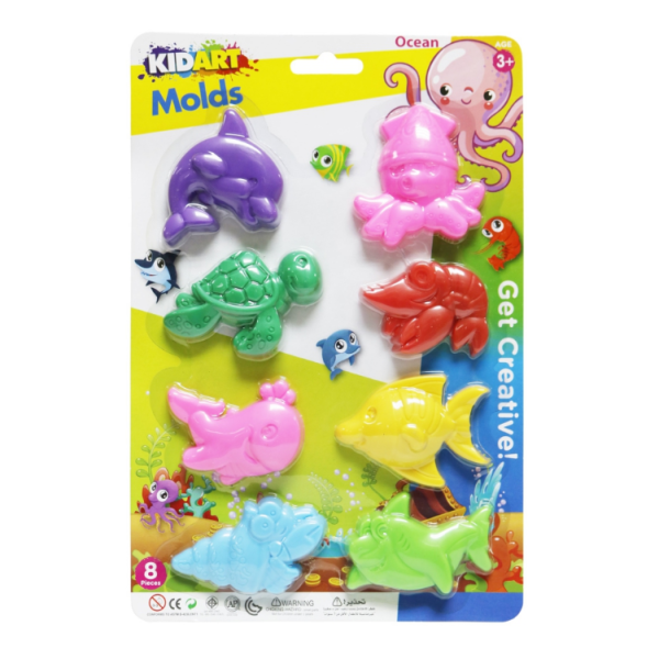 Blister 6 Moules Océan - Kidart