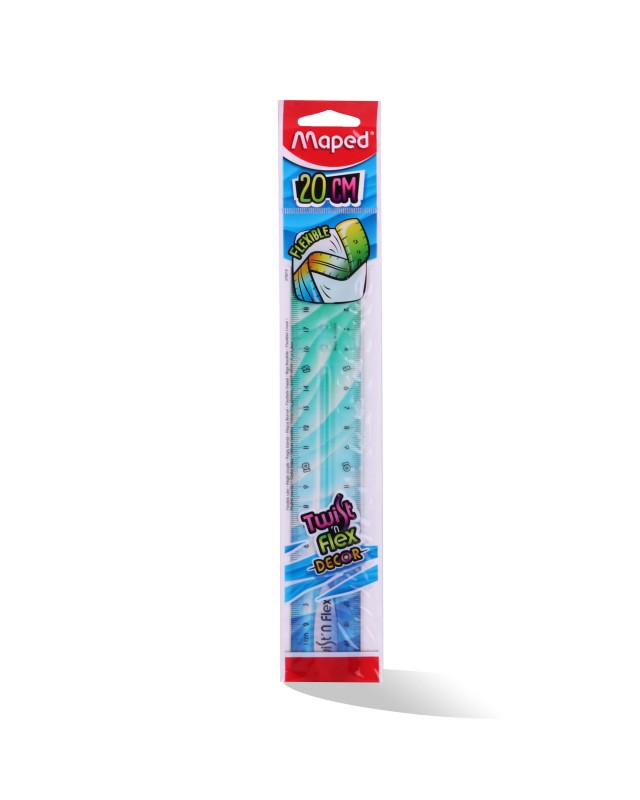REGLE PLAT 20CM TWIST FLEX MAPED