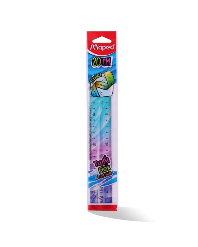 REGLE PLAT 20CM TWIST FLEX MAPED
