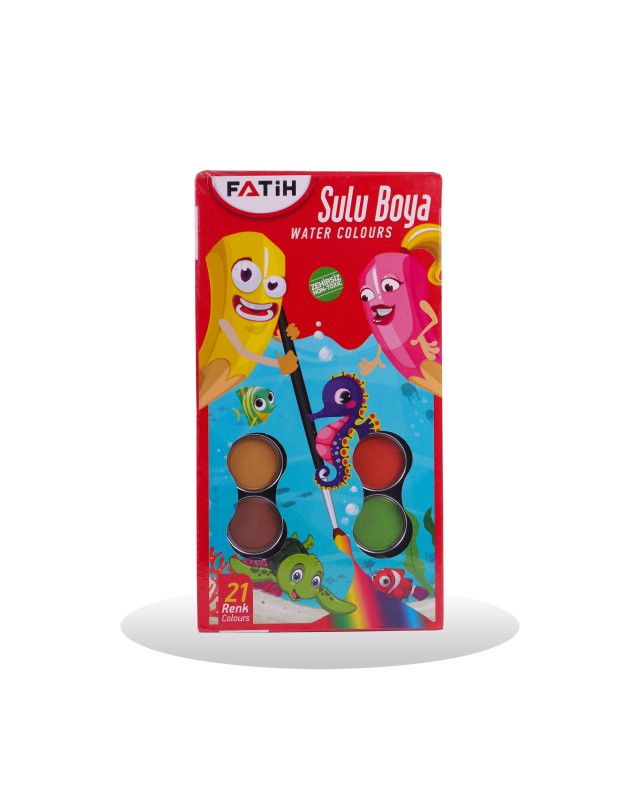 AQUARELE 21+PINCEAU FATIH