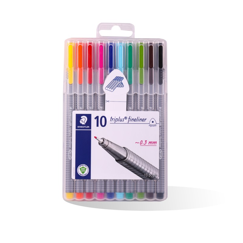 POCH DE 10 FEUTRE FINE STAEDTLER