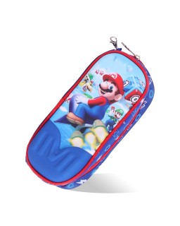 SAC A DOS + PORTE GOUTER + TOUSSE SUPER MARIO TOP220-3 BLEU + ROUGE ROBUSTA