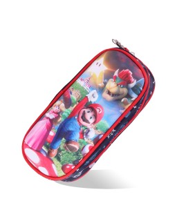 SAC A DOS + PORTE GOUTER + TOUSSE SUPER MARIO TOP220-3 ROUGE + NOIR ROBUSTA