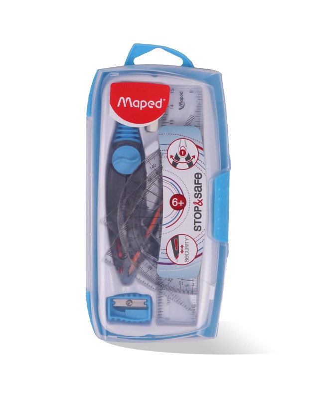 BOITE SCOLAIRE STOP SAFE 8PCS MAPED