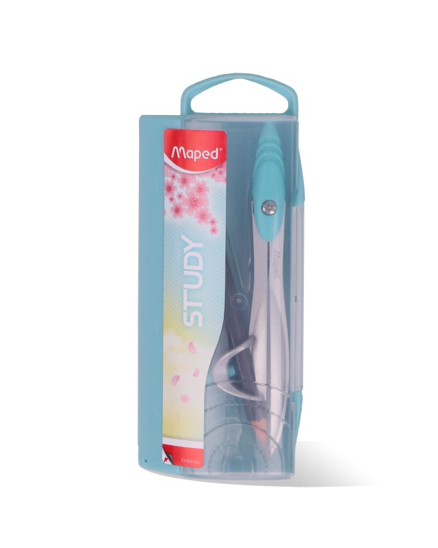 COMPAS A CRAYON STUDY PASTEL MAPED