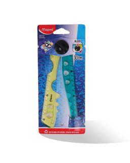 METRE PLIANT CROC CROC 15/30CM MAPED