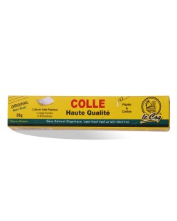 TUBE COLLE MM 28GR PLASTIQUE LE COQ