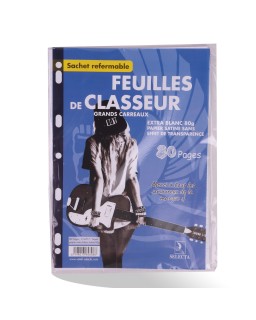 RECHARGE CLASSEUR 80GR SELECTA