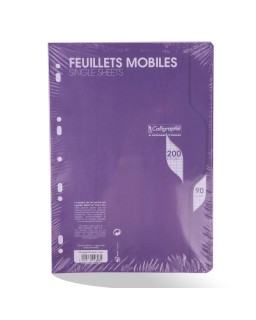 FEUILLE MOBILLE 200P 90G CALLIGRAPHE