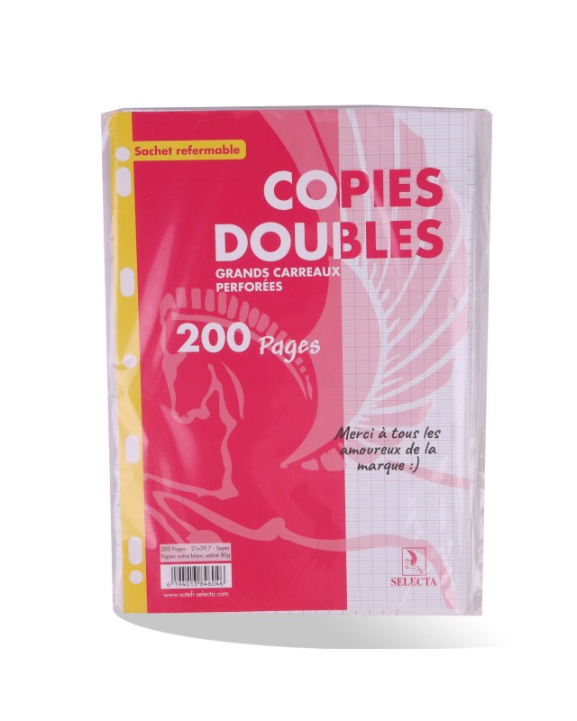 DOUBLE FEUILLE PERFORE GM 200P SELECTA