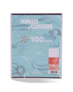 RECHARGE CLASSEUR 5*5 PM 100P SELECTA