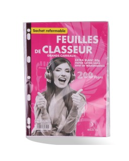 RECHARGE CLASSEUR 200P 80G SELECTA