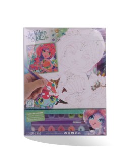 PEINTURE A NUM SUR TOILE NEBULOUS STARS