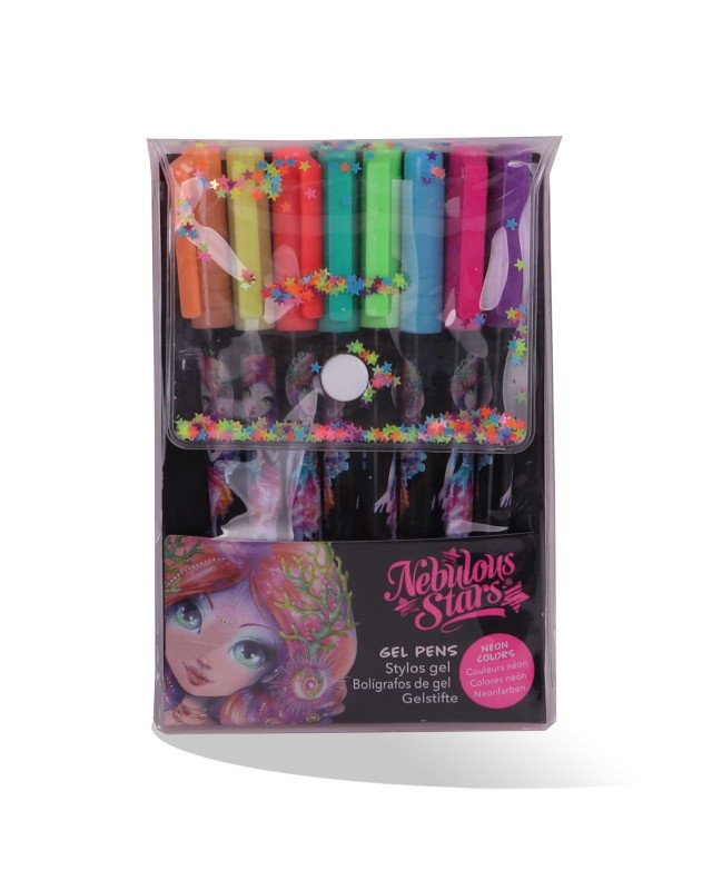 POCH DE 8 STYLO GEL NEBULOUS STARS