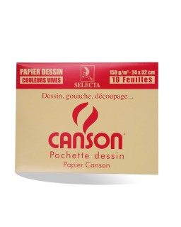 POCH CANSON 24*32 COUL SELECTA