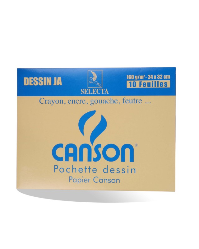 POCH CANSON 24*32 BLANC SELECTA
