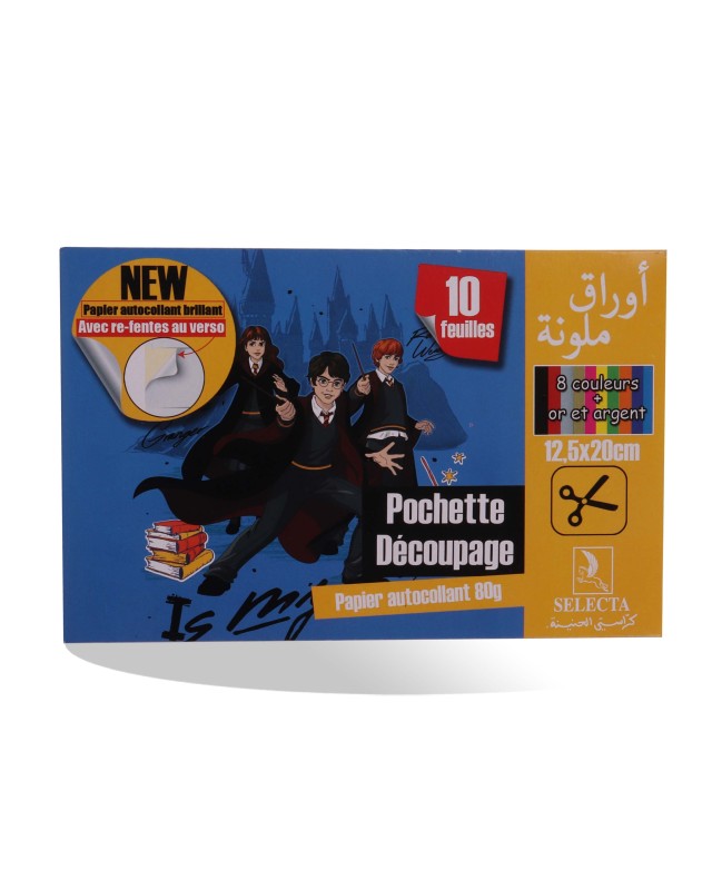 POCH DECOUPAGE PM ADHESIF SELECTA