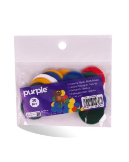 SACHET JETON OFFICE PLAST purple - أقراص