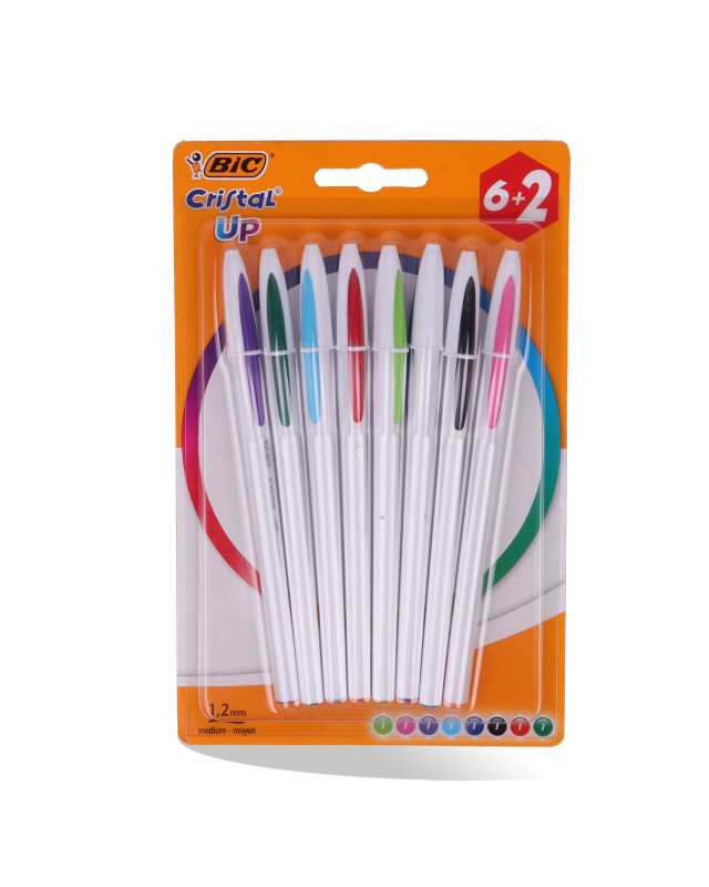 POCH 8 STYLO A BILLE CRISTAL UP BIC