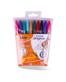 POCH DE 10 STYLO FASHION BIC
