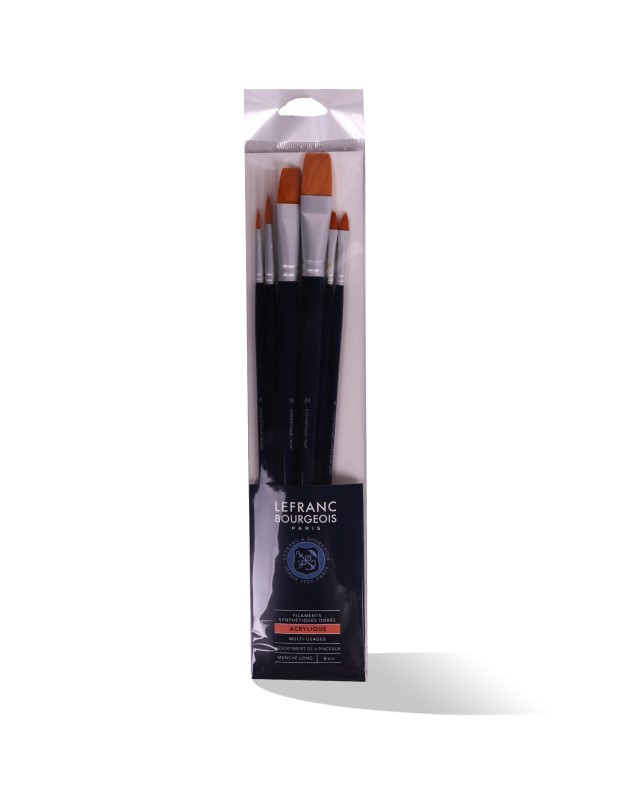 BLISTER 6 PINCEAU SYNTH 6/12/16/24 LEFRANC